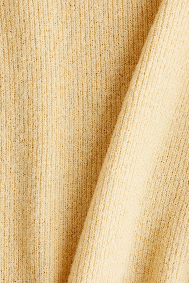 Fine-Knit Off-the-Shoulder Dress