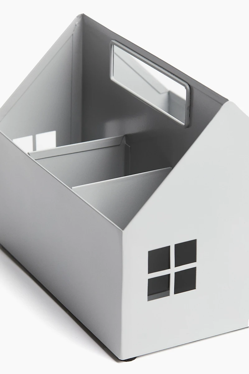 Organiseur de bureau en forme maison