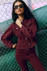 Chemise cintrée en sergé