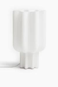 Lampe de table en verre