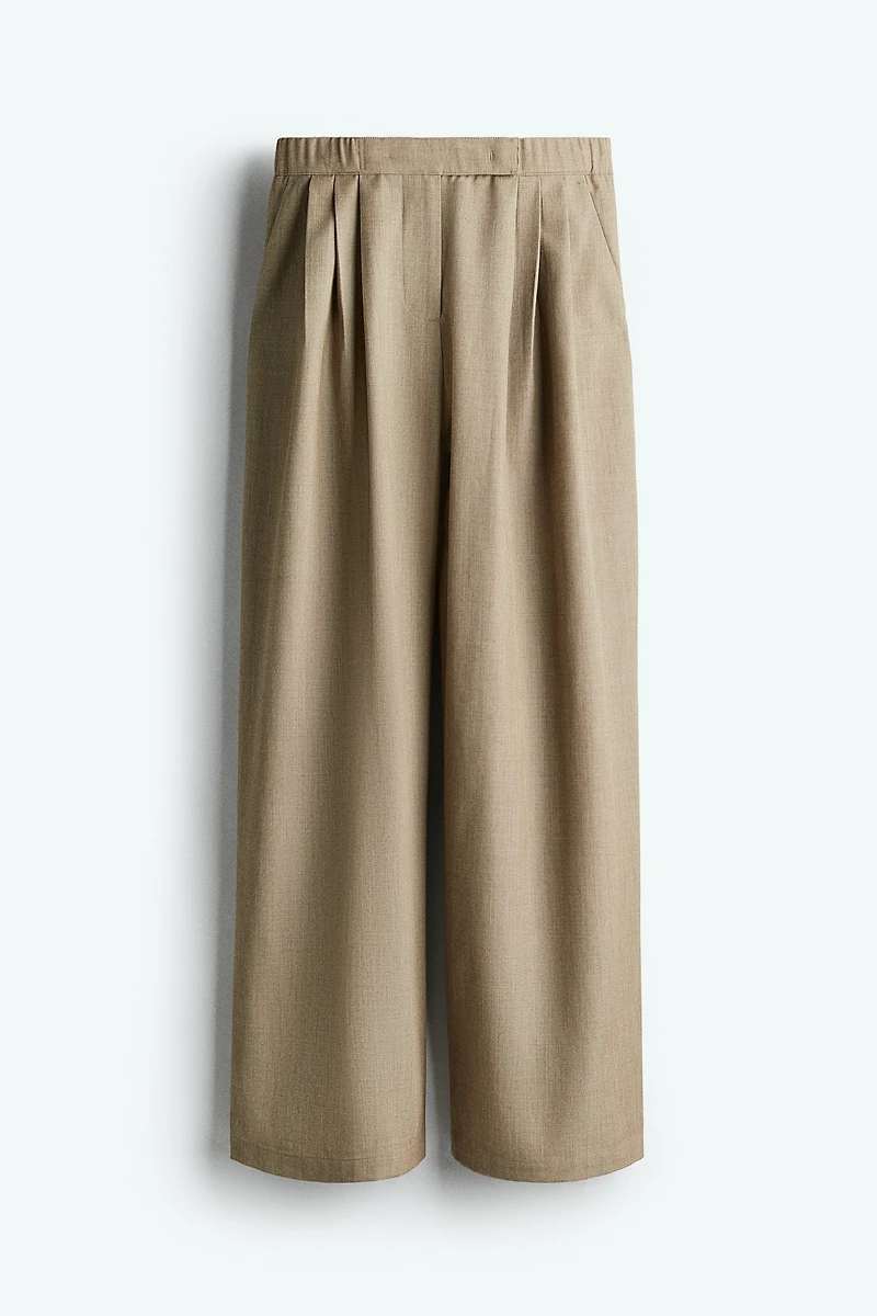 Pleat-Front Pants
