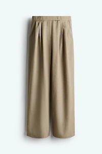 Pleat-Front Pants