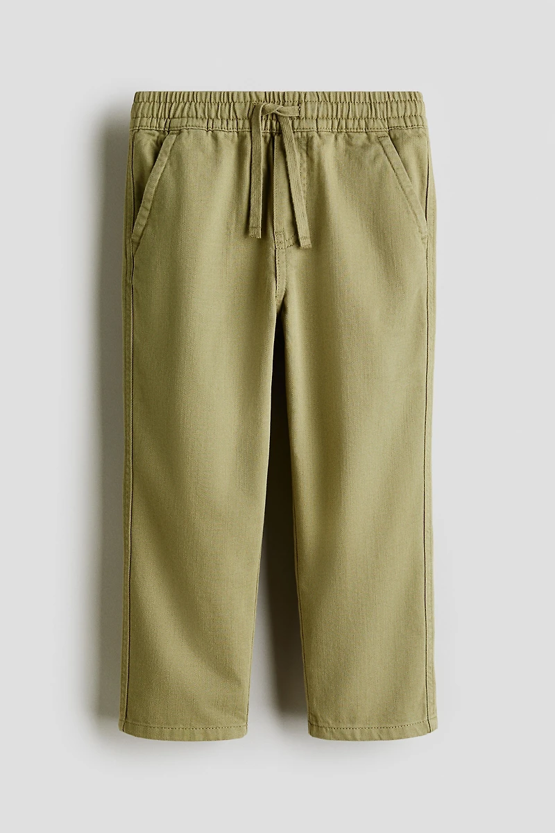 Pantalon en sergé de coton