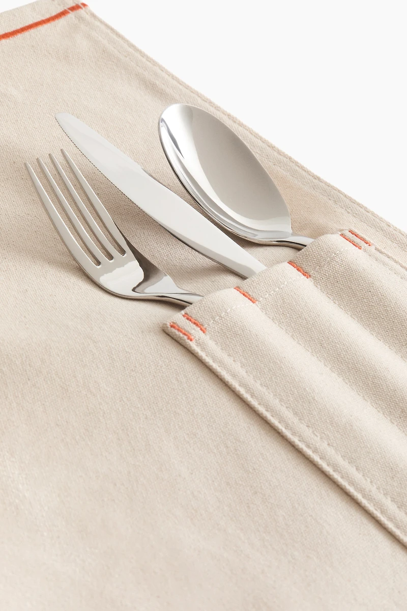 4-Pack Pocket-Detail Placemats