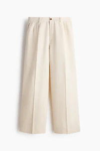 Loose-Fit Wide-Cut Dress Pants