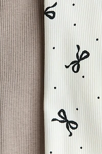 2-Pack Ribbed Cotton Tops