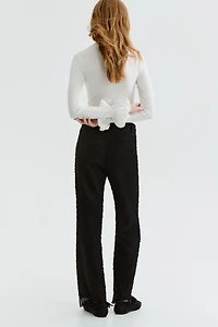 Pantalon texturé