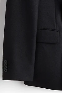 Regular-Fit Wool-Blend Double-Breasted Jacket