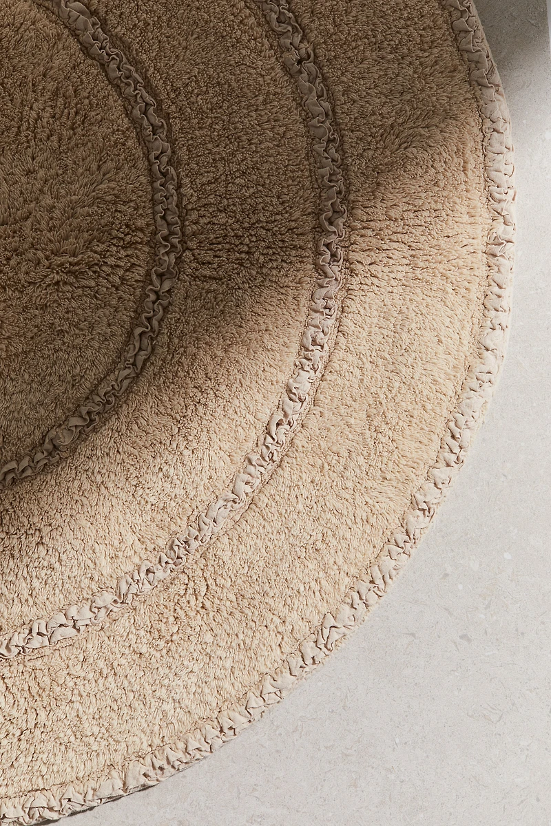 Round Cotton Bath Mat