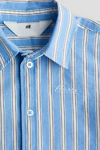 Chemise en popeline de coton