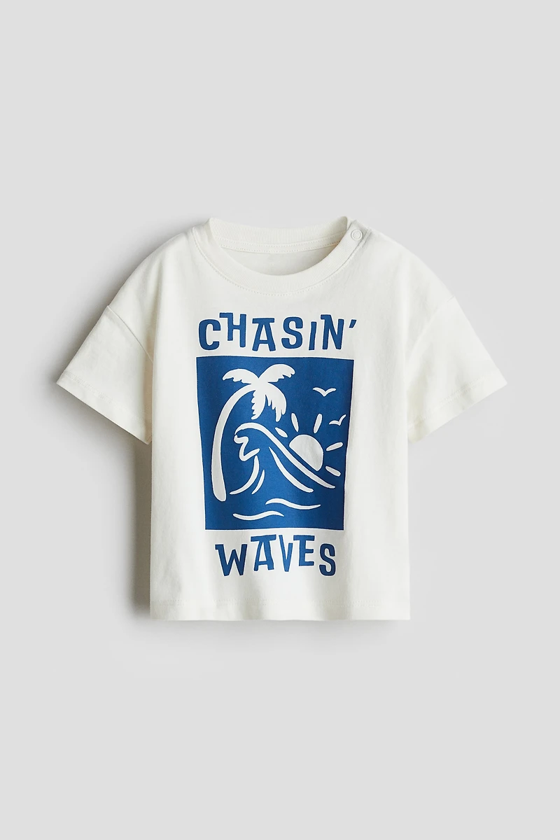 Printed Cotton T-Shirt