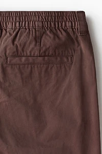 Short de coutil coupe décontractée en coton