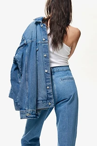 Jean droit taille basse