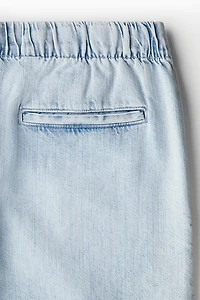 Short flottant en denim