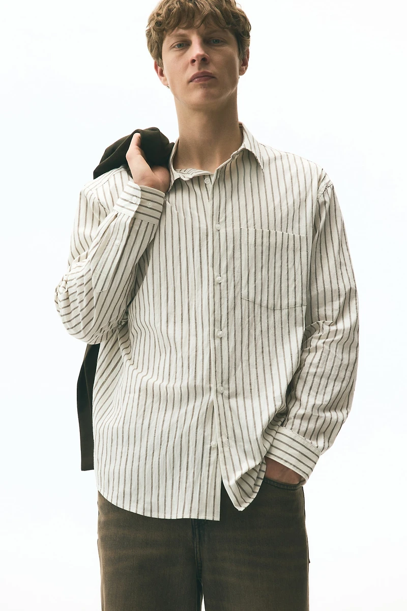 Relaxed-Fit Poplin Shirt