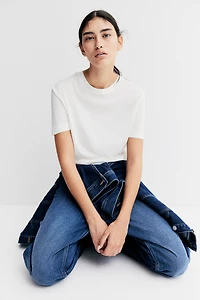 Silk-blend T-shirt