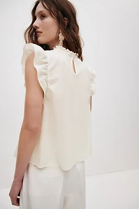 Cotton Top with Pintucks