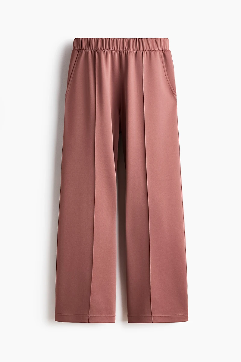 Crease-Front Pull-On Pants
