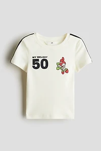 Printed Jersey Top