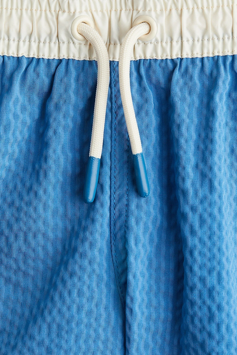 Seersucker Swim Shorts