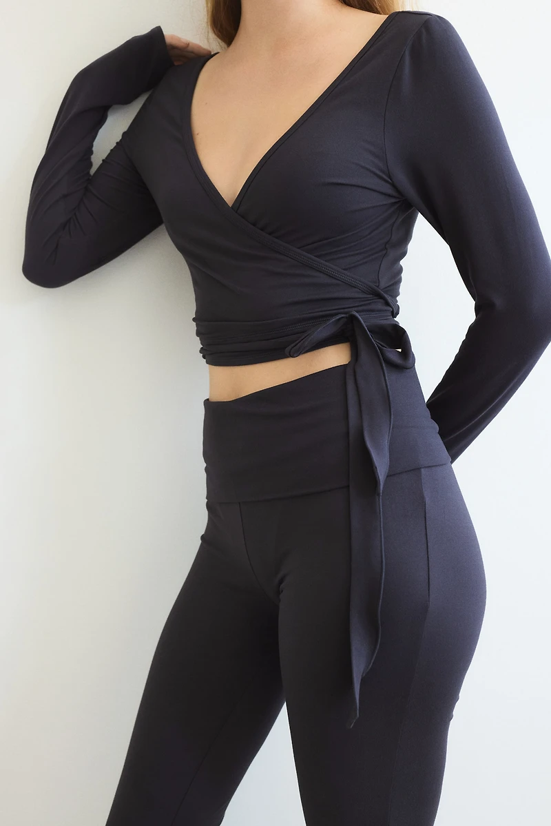 Short Wrap Top