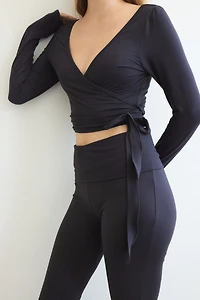 Short Wrap Top