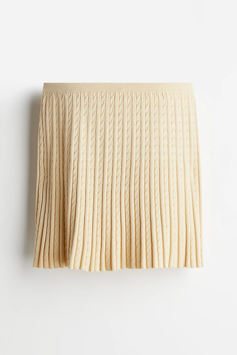Cable-Knit Skirt