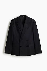 Relaxed-Fit Double-Breasted Jacket