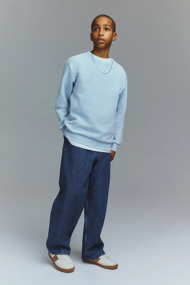 Washed-Look Sweatshirt
