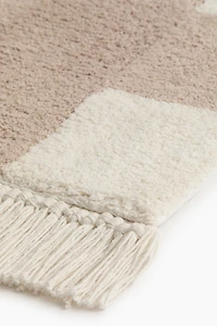 Checked Cotton Rug