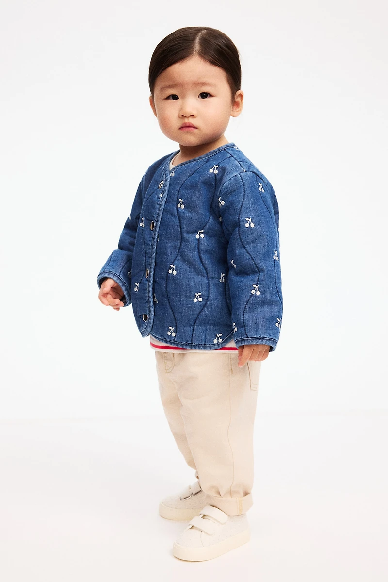 Quilted Denim Jacket