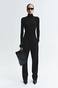 Merino Wool Turtleneck Sweater