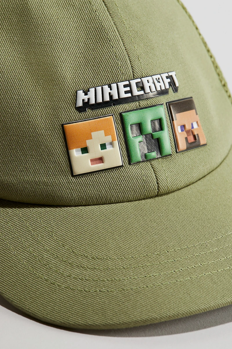 Motif-Detail Cotton Cap