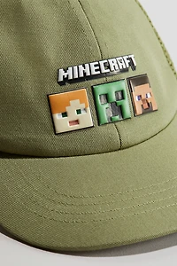 Motif-Detail Cotton Cap