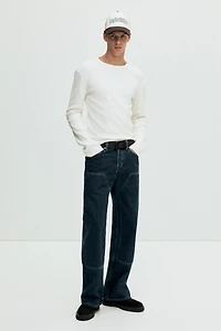 Slim-Fit Ribbed Shirt