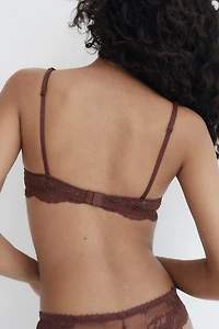 Padded Soft-Cup Lace Bra