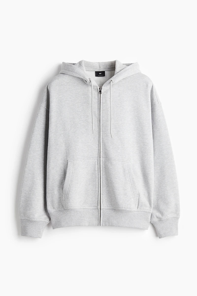 Oversized-Fit Hooded Jacket