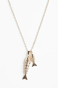 Fish-Pendant Necklace