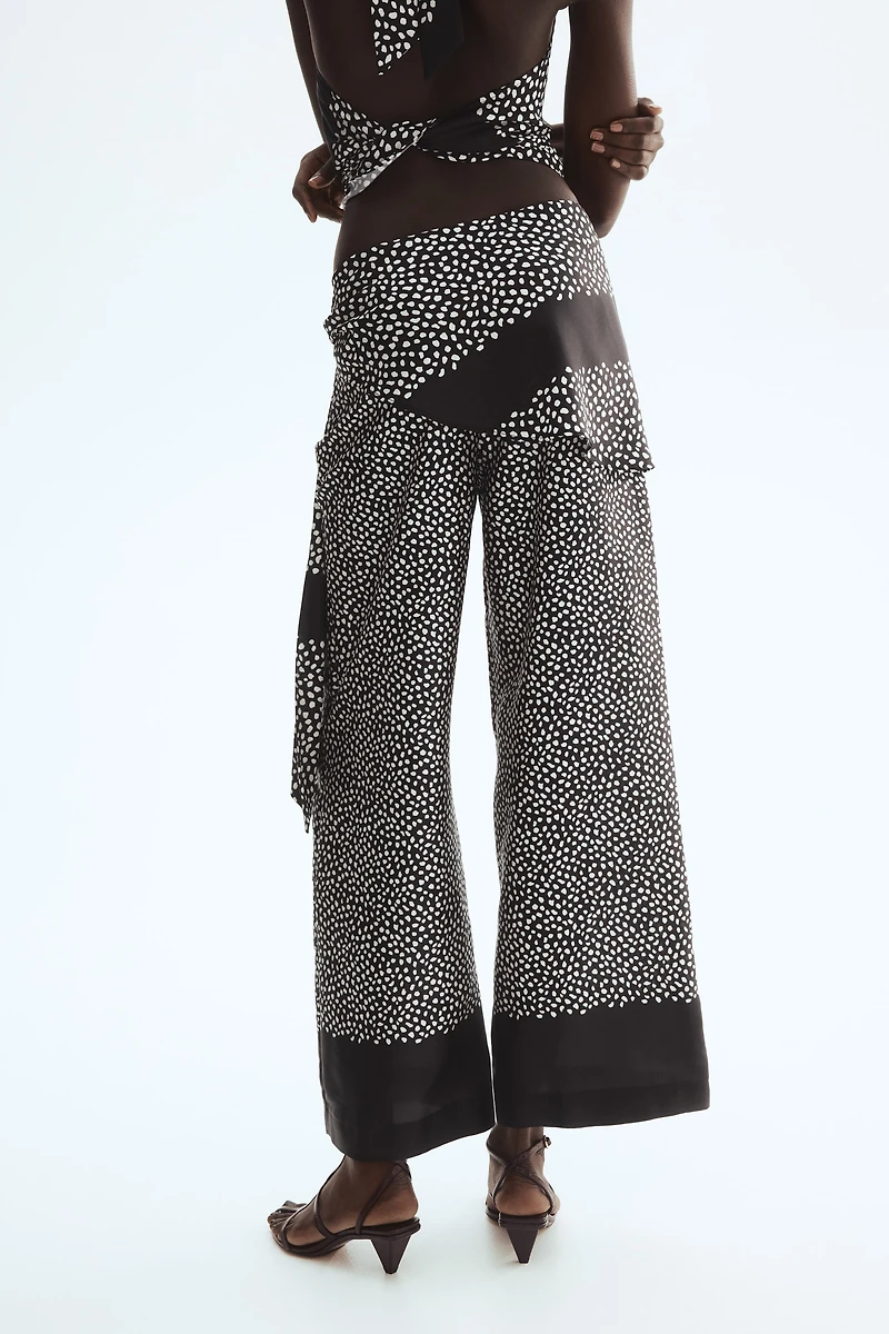 Pants with Layered Skirt