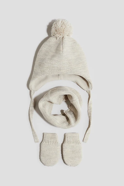 Ensemble 3 pièces en maille