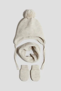 Ensemble 3 pièces en maille