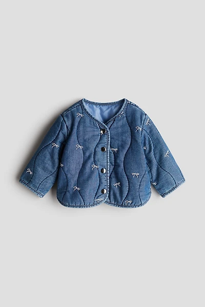 Veste matelassée en denim