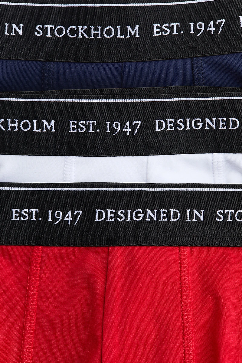 3-Pack COOLMAX® Mid-Length Boxer Briefs