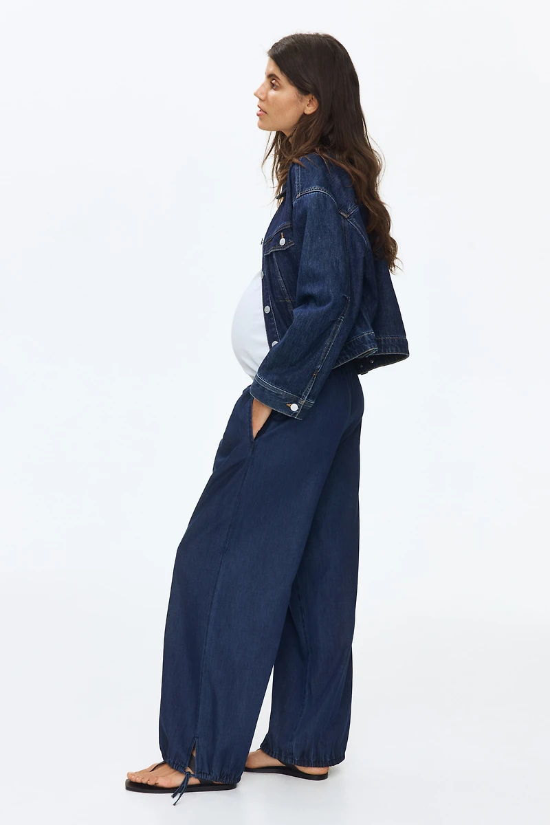 MAMA Balloon-Leg Denim Pants