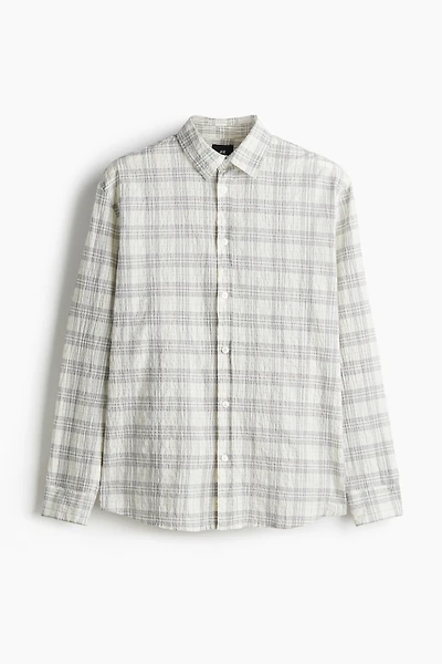 Loose-Fit Textured Shirt