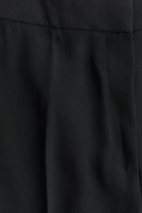 Straight-Leg Creased Pants