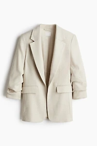 Blazer avec manches froncées