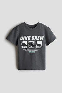 Printed Cotton T-Shirt
