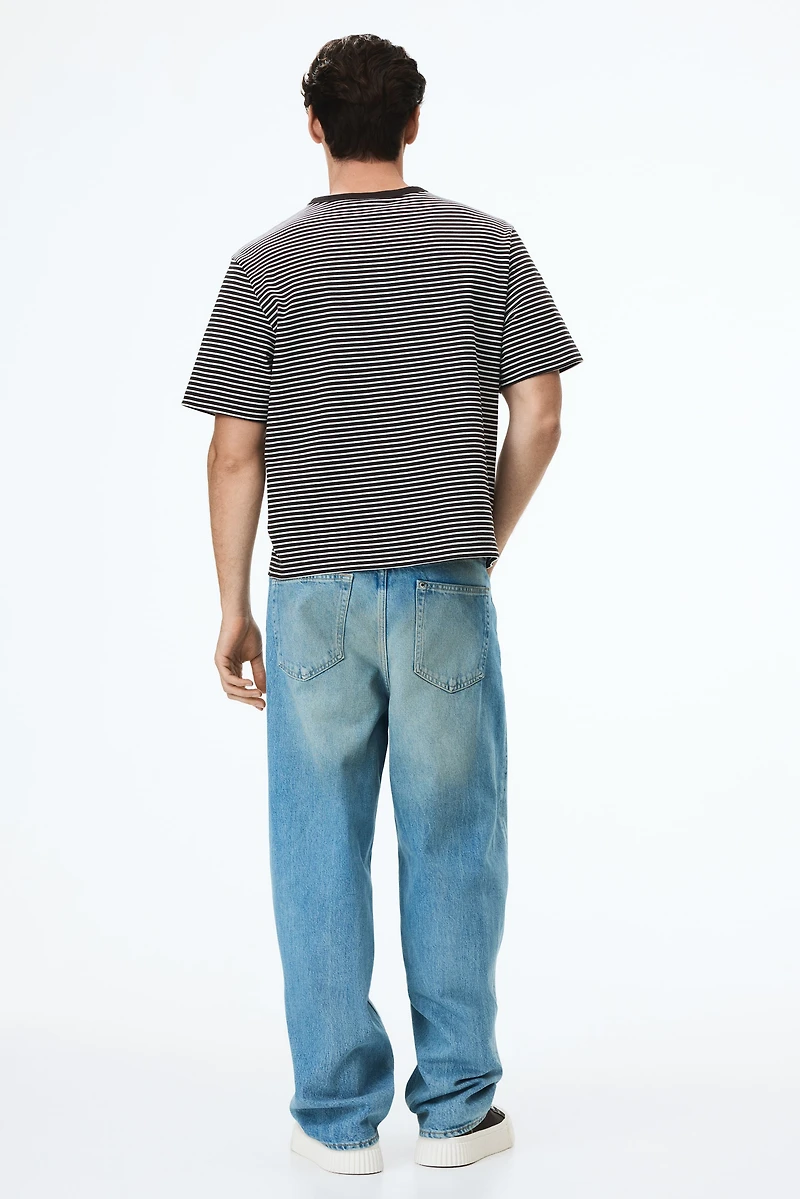Jean ample coupe tonneau