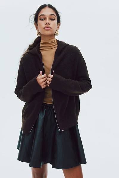 Chandail à fermeture éclair avec capuchon